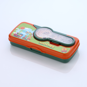 Plastic Pencil <b>Box</b> Durable Body Spacious Compartments Secure Closure Lightweight Eco-Friendly Design for School Stationery - Product Image 6
