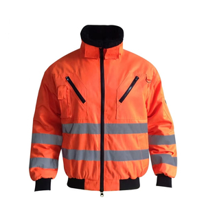 Men's Lightweight Breathable <b>SoftShell</b> Reflective <b>Hi</b> <b>Vis</b> Workplace Safety <b>Jacket</b> Waterproof Cotton Safety <b>Jacket</b> - Product Image 1