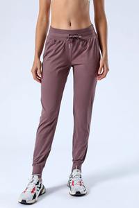 Pantalon de jogging en molleton grande taille pour femme, confortable, respirant, taille mi-haute, décontracté, pour l'entraînement, usine OEM - Product Image 3