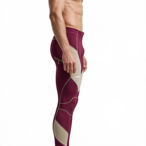 Leggings de compression longs pour hommes, séchage rapide, avec cordon de serrage à la taille - Product Image 3