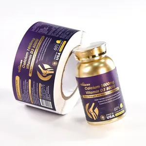 Etiquetas de Vinilo Impermeables Impresas Personalizadas para Botellas de Jugo, Cerveza y Bebidas - Transparentes, Autoadhesivas y Resistentes a los Rayos UV - Product Image 3