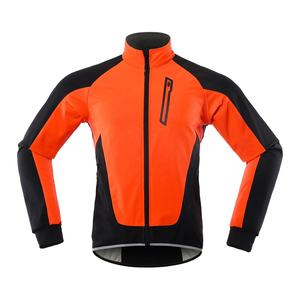 Waterproof <b>Men</b> Cycle Jacket Waterproof Windproof <b>Thermal</b> Fleece Bike Jersey Riding Running Autumn Winter Jacket Coat - Product Image 4