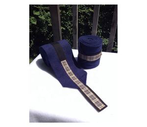 Vendajes suaves de lana de alta calidad para montar a caballo Logotipo personalizado Envolturas ecuestres Protección de piernas - Product Image 4