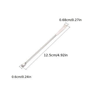 Cuchara de Acero Inoxidable de la Mejor Calidad para Medicamentos, Cuchara para Pesar Muestras para Uso en Laboratorio, Equipo de Laboratorio - Product Image 3