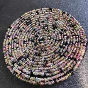 Coasters Industrious Bee Beaded Coasters Handmade Rice Bead Coasters Tabletop Decorations Holiday Gifts - Product Image 5