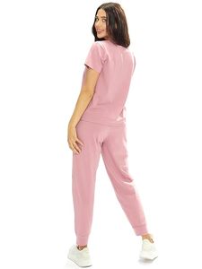 Ensemble haut et pantalon de pyjama en coton et lycra pour femme, ensemble de survêtement - Product Image 3
