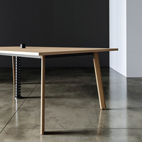 Nouvelle table de bar en bois au design moderne et élégant pour restaurant, cuisine, bureau, hôtel, centre commercial