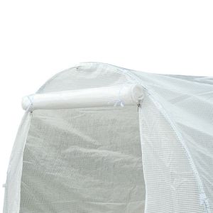 Serre Moderna a Tunnel per Uso Esterno, Struttura in PVC e Metallo Zincato e Verniciato a Polvere per la Coltivazione Domestica di Fiori - Product Image 6