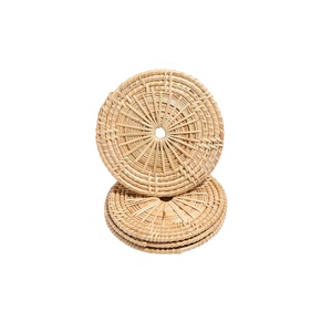 Natural Handmade Woven Jute Round Classic Eco-Friendly 300mm Diameter Tableware <b>Drink</b> <b>Coaster</b> Set - Product Image 1