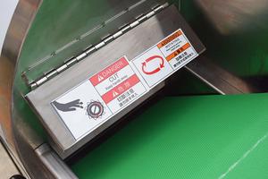 Machine à couper les légumes-feuilles (chou, épinards, oignon vert) motorisée en acier inoxydable résistant à l'eau FM0003 - Product Image 2