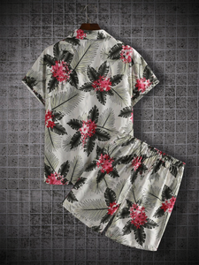 เสื้อเชิ้ตผู้ชายลำลองสำหรับฤดูร้อน ผ้าบีช น้ำหนัก 300 กรัม ระบายอากาศได้ดี ป้องกันการเป็นขุย แขนสั้น เหมาะสำหรับวิ่ง - Product Image 4