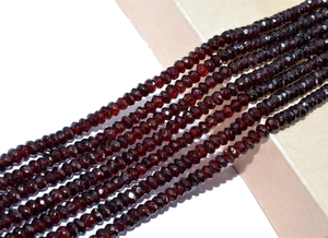 ลูกปัดโกเมนโมซัมบิกธรรมชาติขนาด5-6มม. อัญมณีหลวมสำหรับทำเครื่องประดับ - Product Image 5