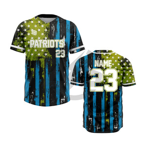 Camiseta de Béisbol de Camuflaje Zersia International, Personalizable con Nombre y Número 24, Unisex para Adultos, Poliéster Transpirable, Impresión por Sublimación - Product Image 5