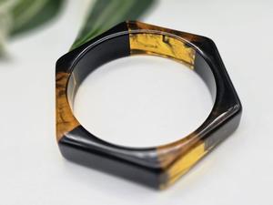 Bracelet en résine artisanal haut de gamme MN Exports, bijou artistique unique, accessoire léger, cadeau pour femme - Product Image 6