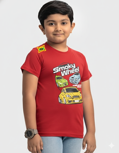 เสื้อยืดเด็กผู้ชายแขนสั้น ผ้าฝ้าย 100% แห้งเร็ว คุณภาพสูง ราคาส่งถูก - Product Image 2