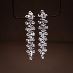 Pendientes Largos de Lujo con Diamantes Cultivados en Laboratorio, Diseño en Cascada, 4.49CT de Peso Total, Joyería Fina para Mujer - Product Image 4