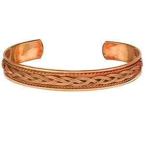 Premium Solid <b>Copper</b> Magnetic <b>Bracelet</b> Designed For Comfortable Everyday Wear Stylish Wellness Jewelry Accessory - Product Image 1