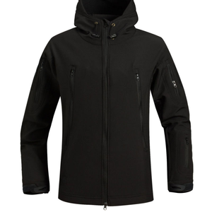 Chaqueta Táctica Softshell de Calidad para Hombre, Impermeable, para Invierno, Senderismo, Caza, Cortavientos, con Capucha Oculta, Técnica de Tejido Sólido - Product Image 6