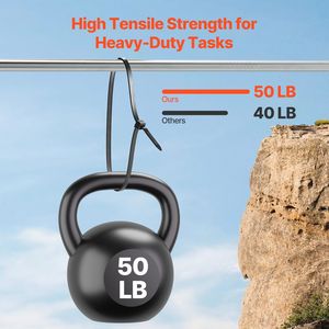 Confezione da 1000 fascette stringicavo in nylon da 12 pollici, resistenti, con capacità di carico di 50 libbre, ad alta resistenza alla trazione, autobloccanti e multiuso - Product Image 5