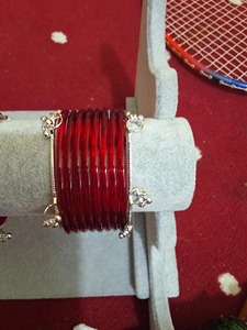 Signature Style Silver Plated Jelly <b>Glass</b> Fashion Trendy Stackable Women's <b>Bangles</b> Eco-Friendly Wedding Daily Wear Wrist - Product Image 5