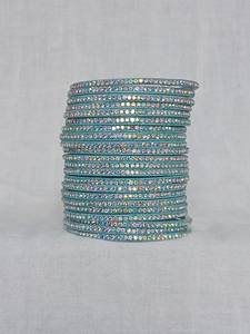 Bracelets tendance multicolores en cristal, strass et imitation perle, souples et empilables, pour femmes et filles, bijoux de mode pour mariage - Product Image 4