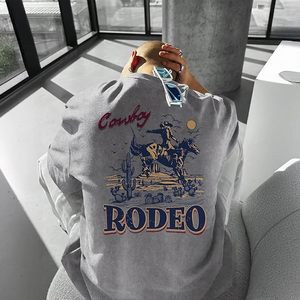Western Shirts for Men Vintage Rodeo <b>Cowboy</b> Shirt Oversized Graphic Tees Country Concert Acid Wash T-Shirts <b>Tops</b> - Product Image 3