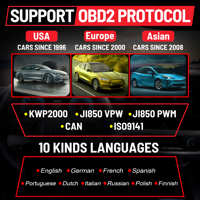 Nuevo Escáner de Códigos para Auto AT300 OBD2 Azul, Analizador de Motor de 12V, Herramientas de Diagnóstico Automotriz para Autos desde 1996
