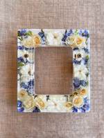 Cadre photo en résine Belladec pour la conservation des fleurs de mariage, fait main, écologique, léger, souvenir floral de table