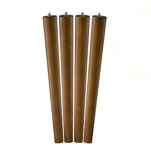 Minimalist Solid Wood Coffee Table <b>Legs</b> Design <b>for</b> Contemporary Furniture Clean Sleek Table Base <b>for</b> Living Room Durable Support - Product Image 1