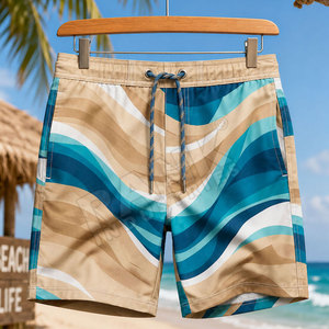 Unique Style Lightweight Comfortable Fit Men Beach Shorts <b>Cheap</b> Price New Design Reasonable Price Men Beach Shorts - Product Image 5