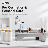 Machine de remplissage de liquides à piston monotête 110V 220V 30-300ml Précision ±0,5% pour bouteilles d'eau, d'huile et de jus DY-300
