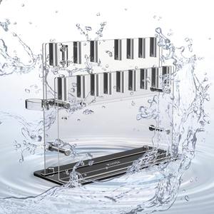 Porte-couteaux magnétique en forme de cercueil, noir, avec revêtement en poudre, pour une solution de rangement sécurisée des couteaux de cuisine - Product Image 5