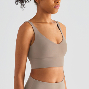 Factory Rate Breathable Sports Bra Quick Dry Eco-Friendly Reversible Front Outdoor Activewear Running Yoga Bra for Women - Product Image 2