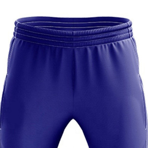 Men's Gray Blue Color Blocking for Shirt Elastic Waist Matching Pants Polyester/Cotton Blend Quick Dry Sportswear for All - Product Image 6