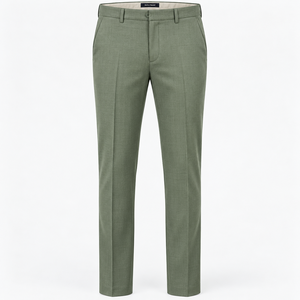 Pantalones de Vestir para Hombre con Cintura Elástica para Mayor Comodidad, Cierre de Botones, Estilo Casual para Oficina y Trabajo - Product Image 4