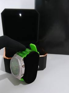 Buss Down Pass Probador de Diamantes GA2100 Bisel de Reloj de Moissanita Personalizado con Incrustaciones de Moissanita, Bisel Accesorio para Piezas de Reloj - Product Image 3