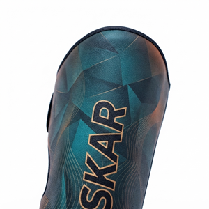 Espinilleras de Boxeo Askar, Equipo de Protección Azul de PU Unisex, Duraderas para Entrenamiento de Artes Marciales - Product Image 3