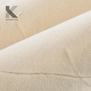 Tissu en coton brut blanc grisâtre léger, nouveau et très vendu - Product Image 4