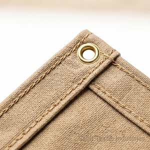 Manufacturer Outdoor Heavy Duty 16oz Cotton Canvas <b>Tarps</b> Super Strong Waxed Waterproof Canvas Tarpaulin for Sale - Product Image 3