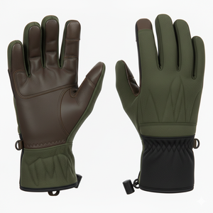 Gants de chasse isothermes imperméables à protection UV de couleur personnalisée fabriqués au Pakistan, service OEM, faible MOQ - Product Image 1