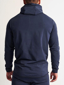 Survêtements d'hiver pour hommes à manches longues, de haute qualité, avec logo personnalisé imprimé, respirants, style décontracté, vêtements de sport pour la salle de sport, impression personnalisée - Product Image 2