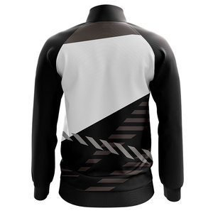 Men's Color Block <b>Racer</b> <b>Jacket</b> Zipper Stand Collar Sporty Breathable Polyester Track Outerwear Sublimation Print Autumn Wear - Product Image 2