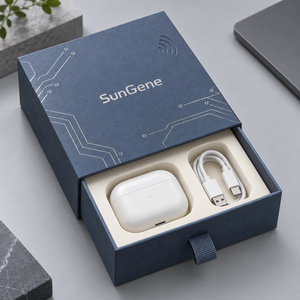 กล่องใส่หูฟังและอุปกรณ์ชาร์จ SunGene Slate - Product Image 1
