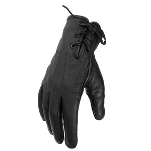 Gants en cuir noir de qualité supérieure à lacets, personnalisables, respirants, ajustement parfait, avec prix de gros compétitif - Product Image 1