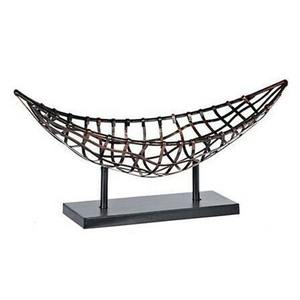 Sculpture décorative en aluminium coulé, art métallique abstrait, statue pour salon, bureau, table, décoration intérieure - Product Image 5