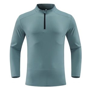 Fabricant de vêtements de sport personnalisés, t-shirt de compression pour la remise en forme, tissu extensible haute performance, OEM ODM, marque privée, distribution mondiale - Product Image 3