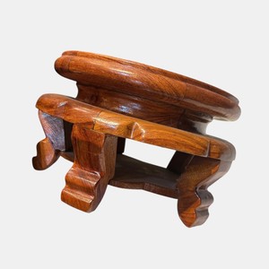 Base redonda de madera de fragancia aromática, 5 patas, altura 26cm. - Product Image 3