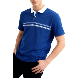 Solid Trader Double Stitched Hems Reinforced Collar Stand Flexible Movement Active Golf Wear Elegant Smart Casual Men Polo Shirt - Product Image 6