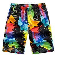Shorts de plage décontractés d'été, longueur genou, avec cordon de serrage, en tissu peigné respirant, couleur unie, service OEM
