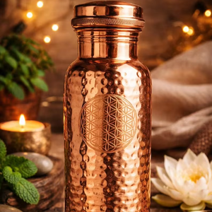 Best Quality Handmade Classic Hammered Copper Water <b>Bottle</b> Leak Proof Design Large Capacity for Home Office Travel Available for - Product Image 1
